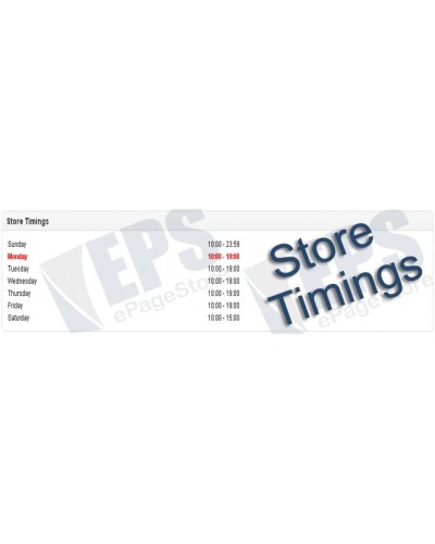 Store Timings